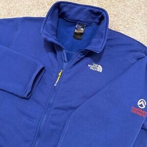 Vintage North Face Summit Series Fleece Jacket | Royal Blue | Large